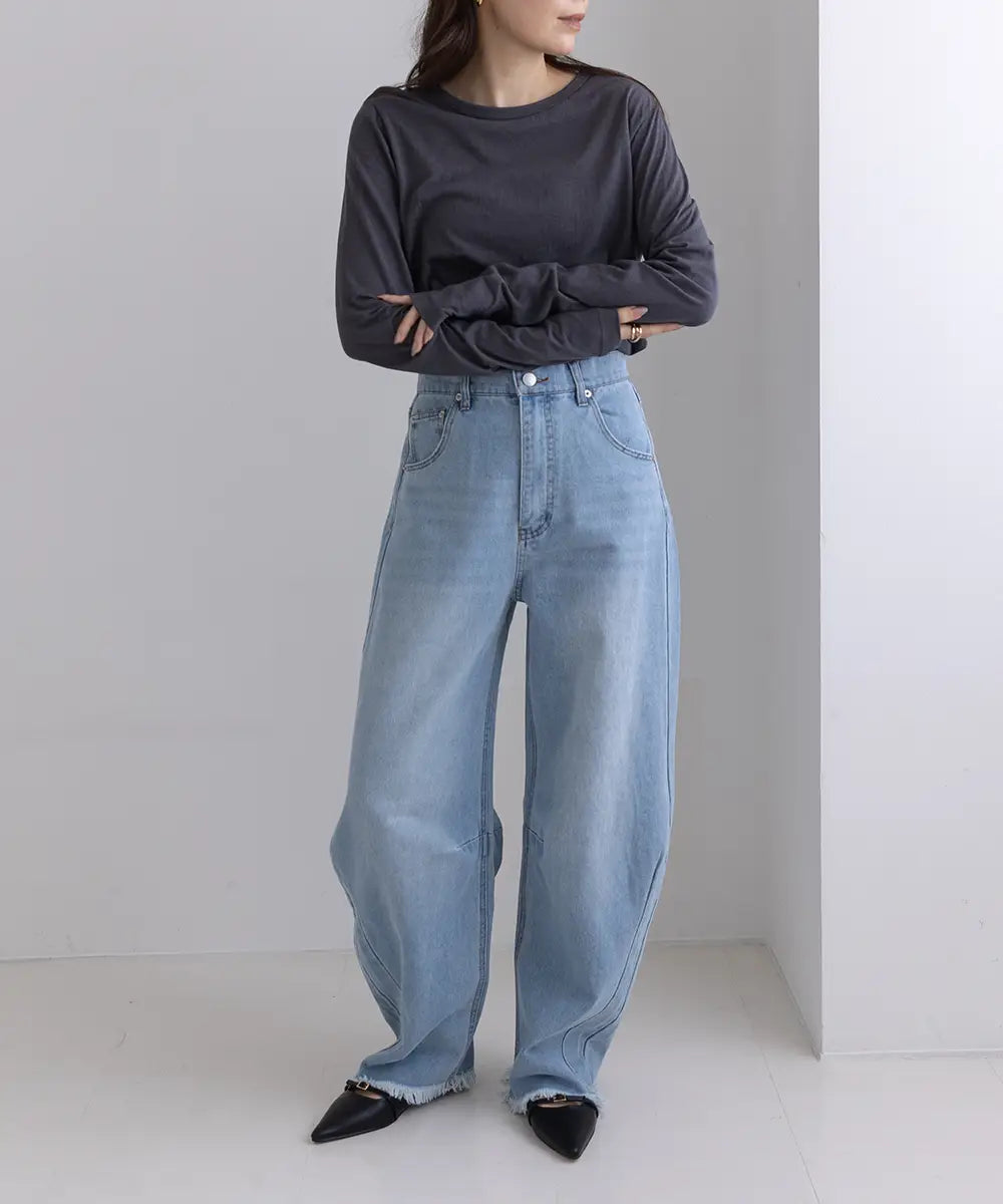 Sheer Round LongTee
