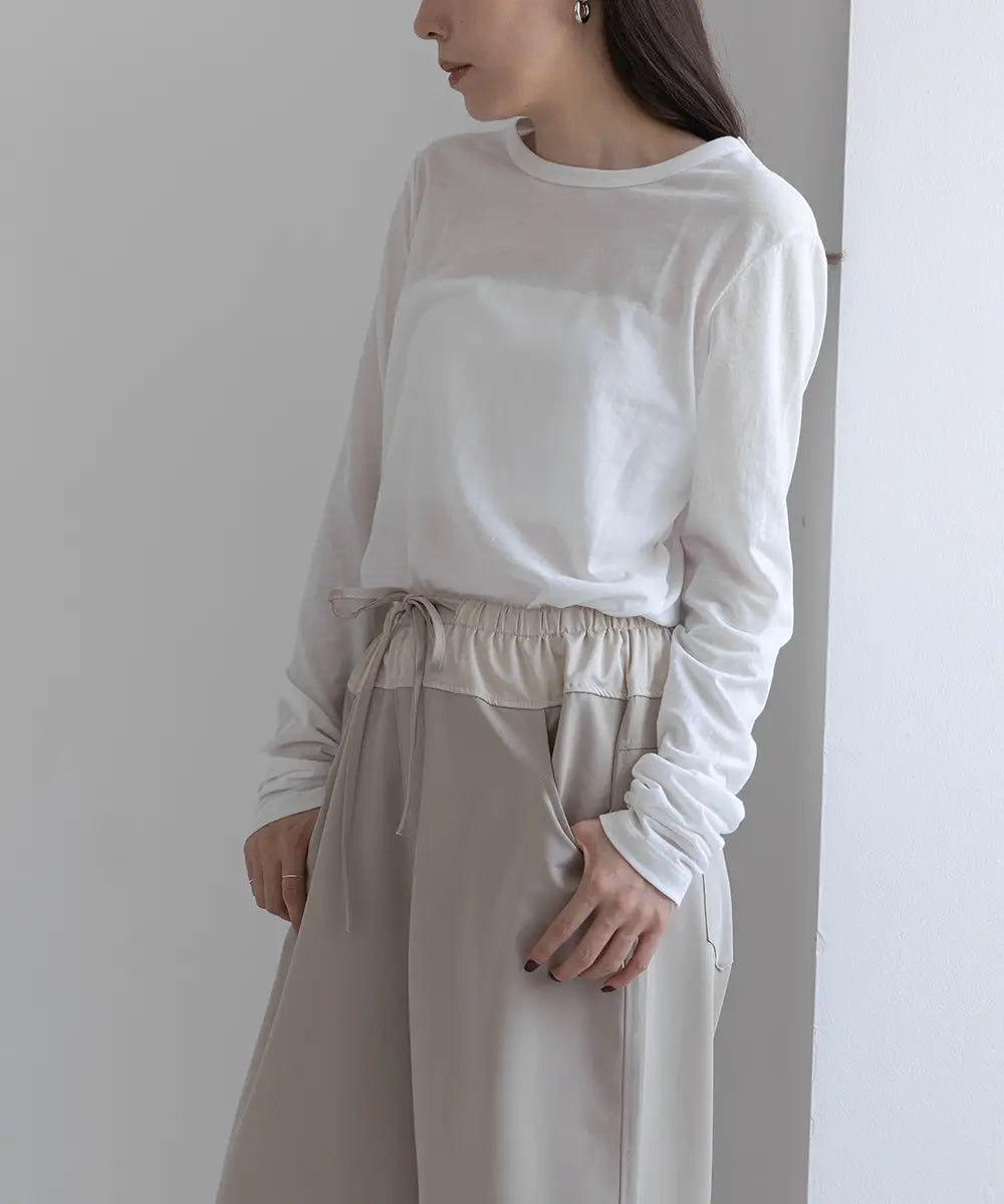 Sheer Round LongTee