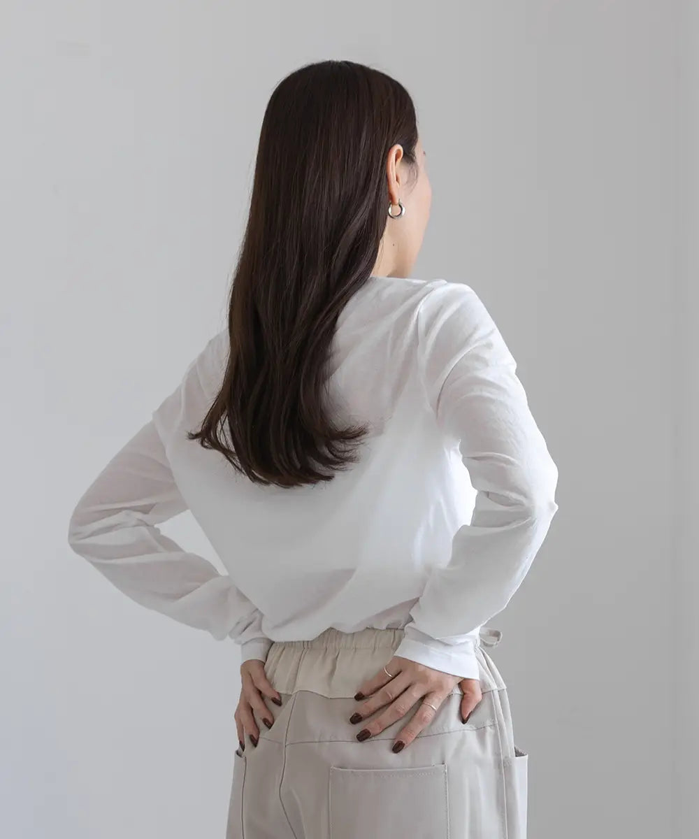 Sheer Round LongTee