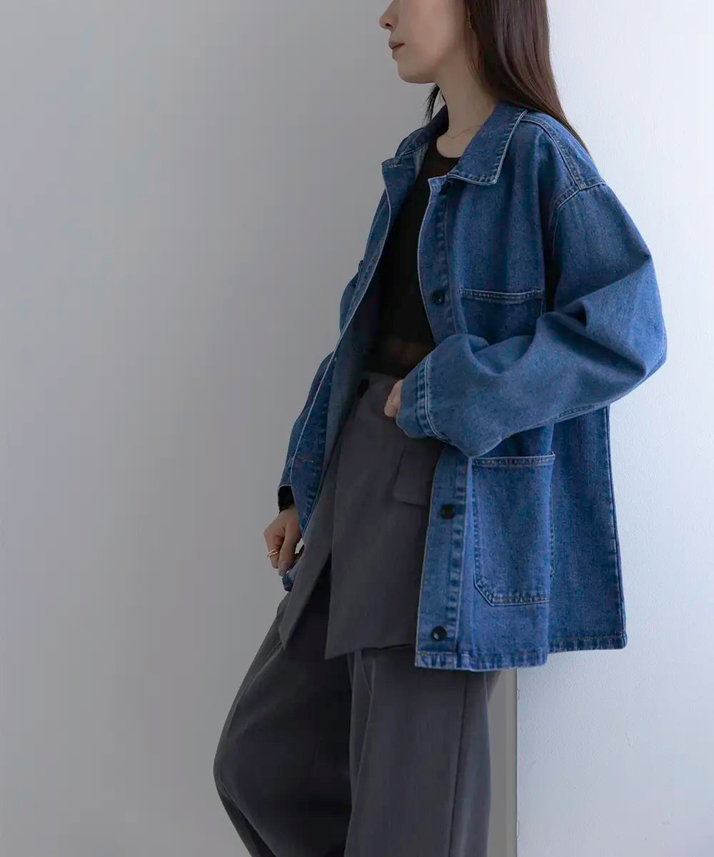 Denim Coverall Jacket