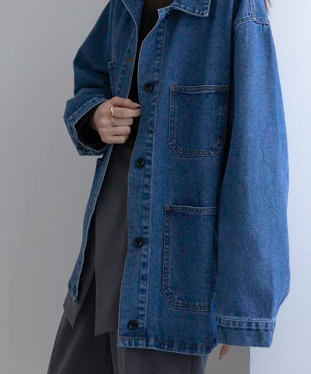 Denim Coverall Jacket