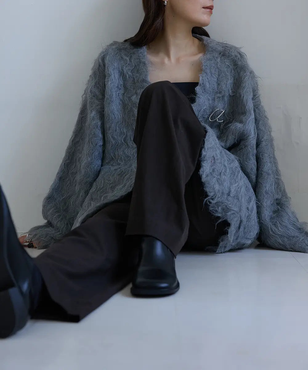 Brooch Pair Fluffy Cardigan