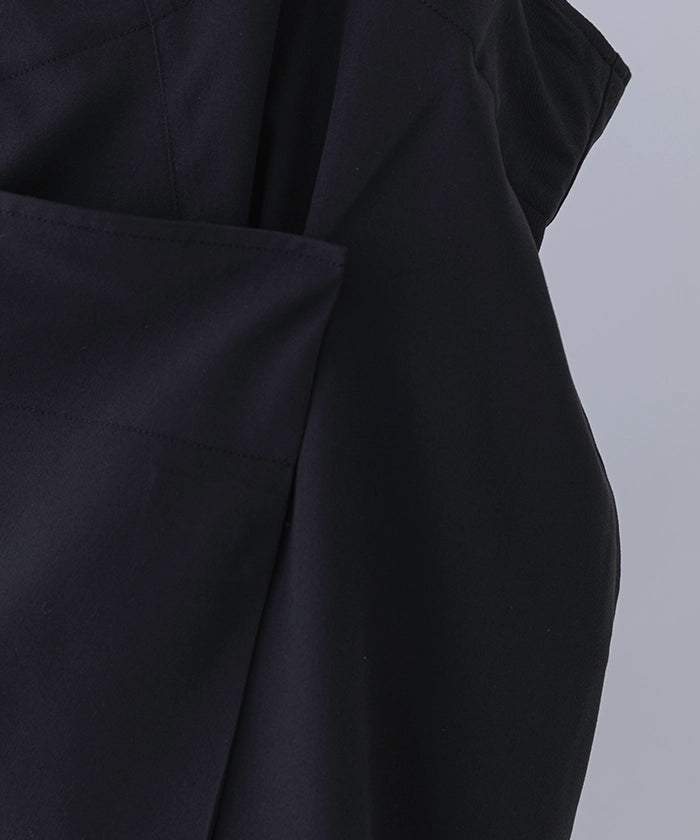 OneShoulder Wrap Allinone
