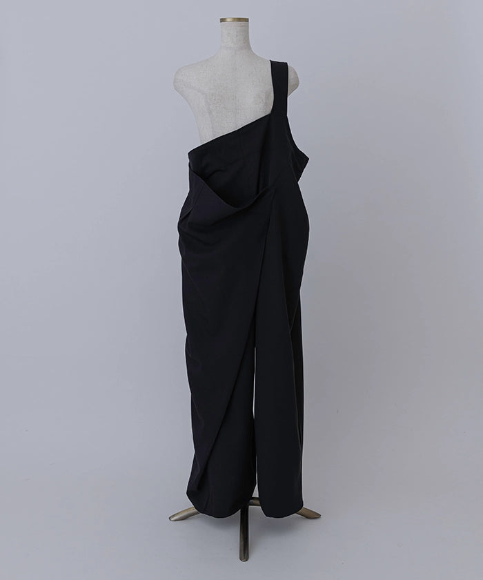 OneShoulder Wrap Allinone