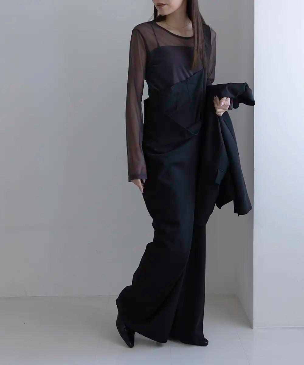 OneShoulder Wrap Allinone