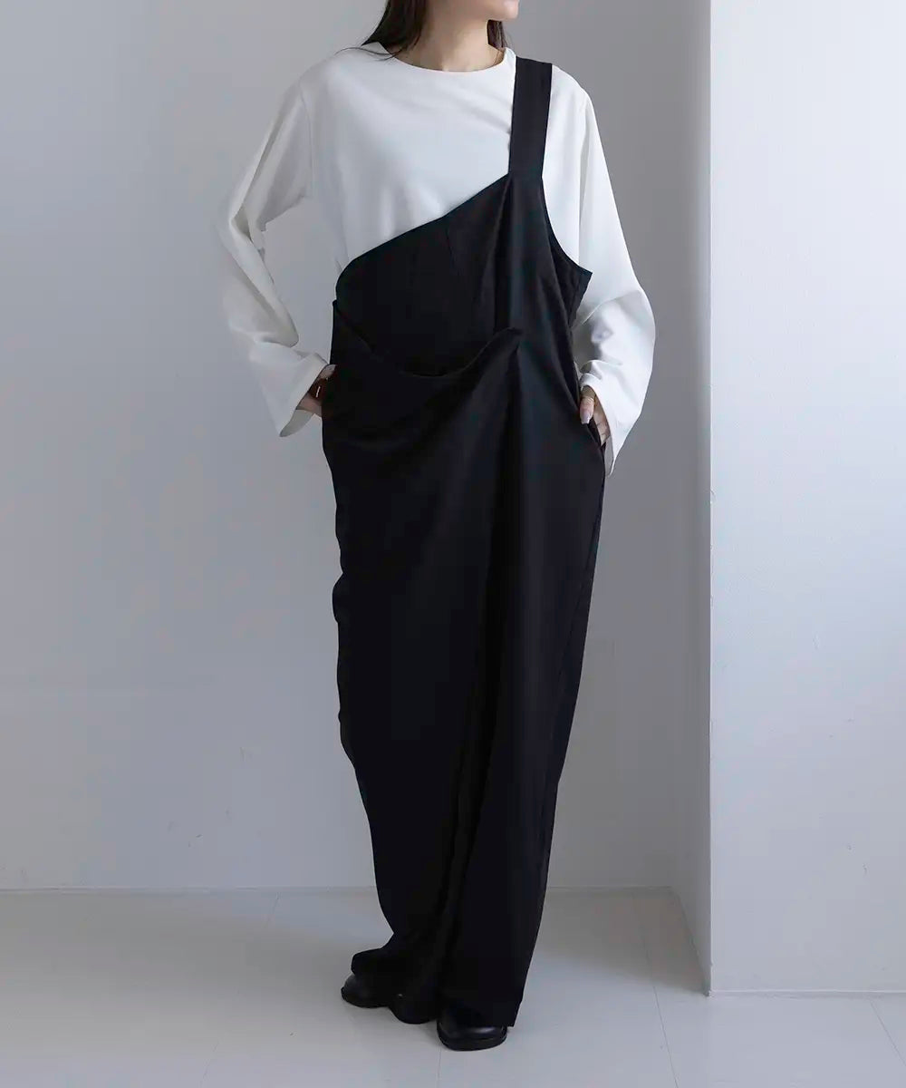 OneShoulder Wrap Allinone