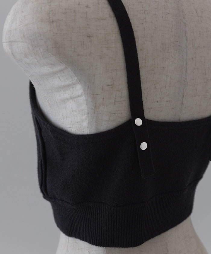 Wave Jacquard Bustier