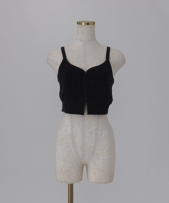 Wave Jacquard Bustier