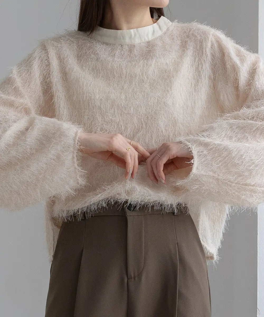 Feather Top Pullover