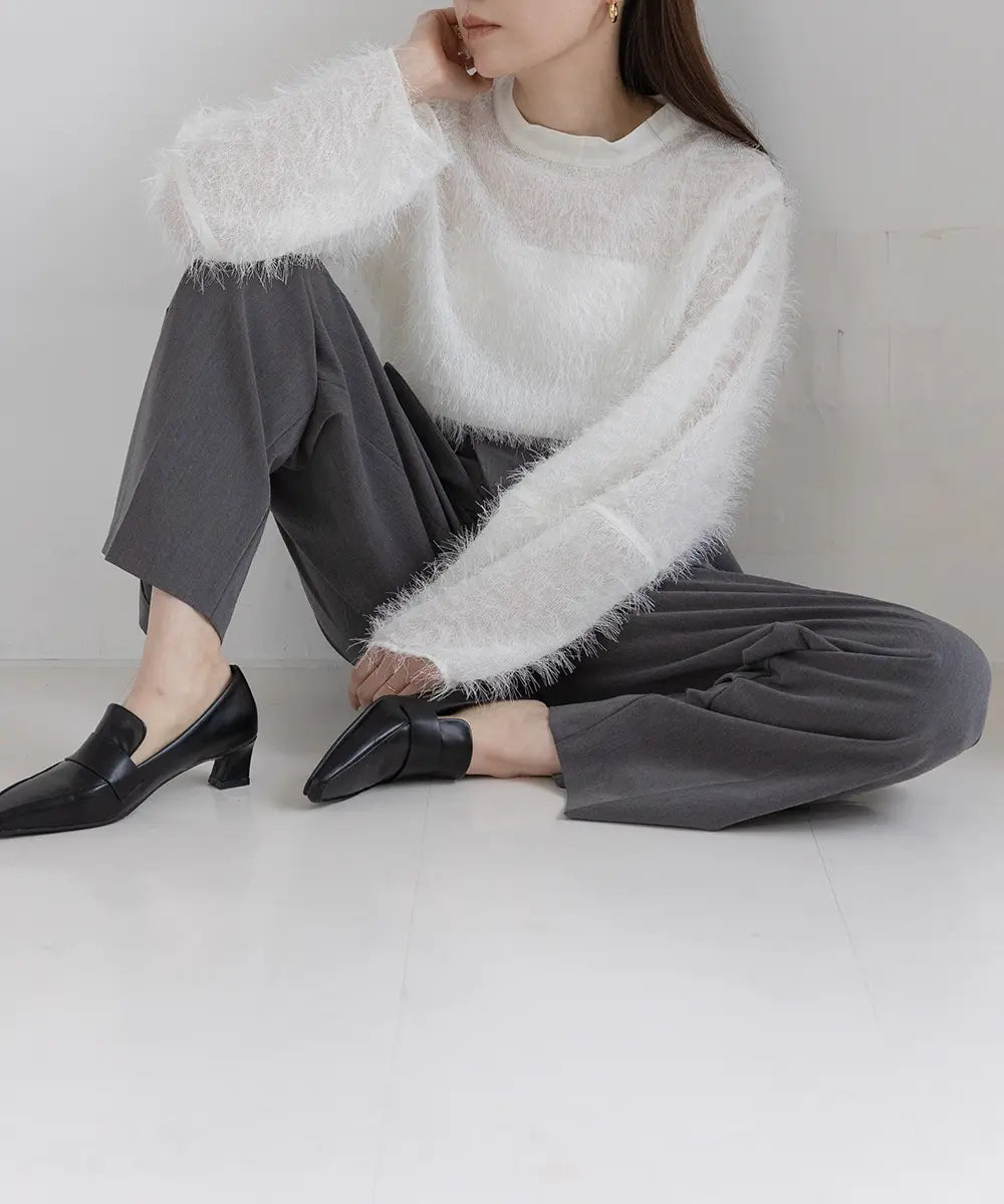Feather Top Pullover
