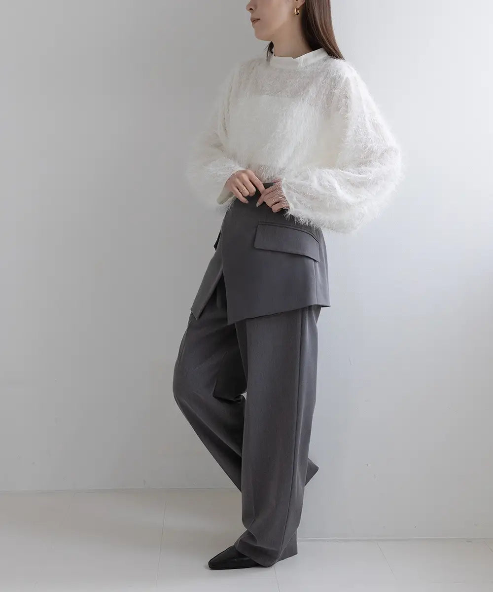 Feather Top Pullover