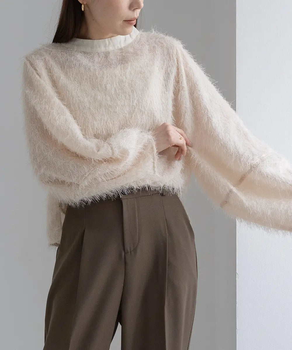 Feather Top Pullover