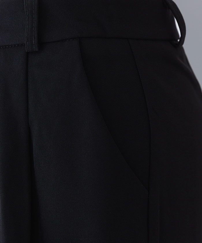 Pintuck Tapered Slacks