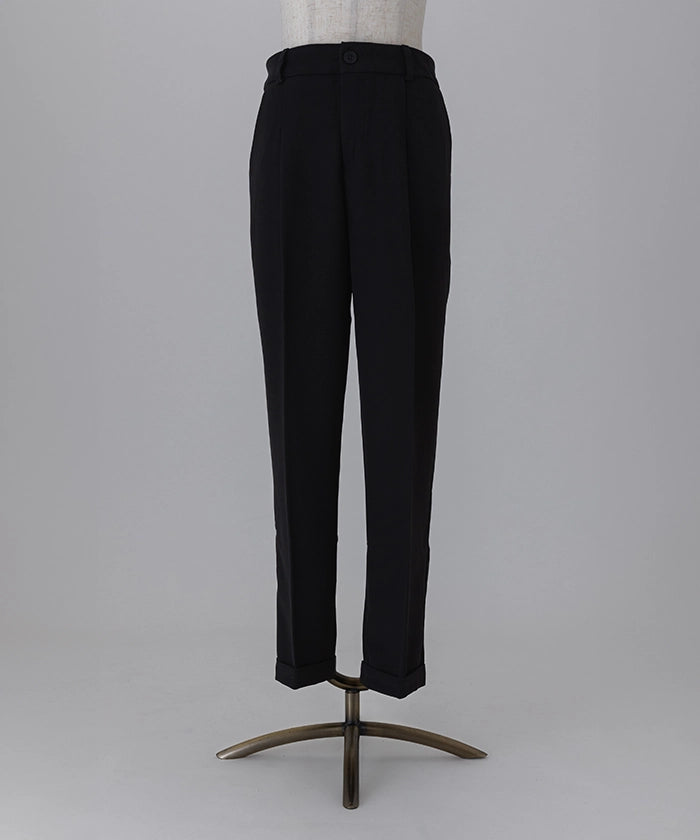 Pintuck Tapered Slacks