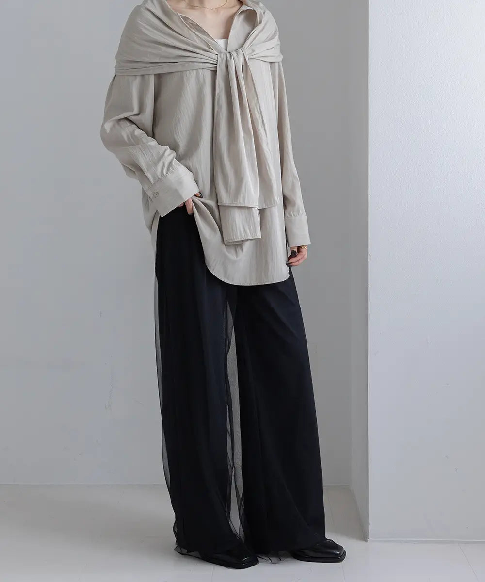 SailorCollarTie OffShoulder Blouse