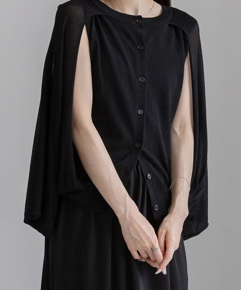 Cape 2way Cardigan