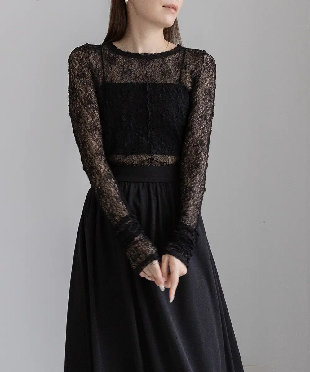 Flower Embroidered Sheer Tops