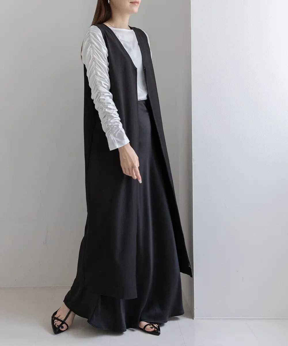 Satin Flare Skirt
