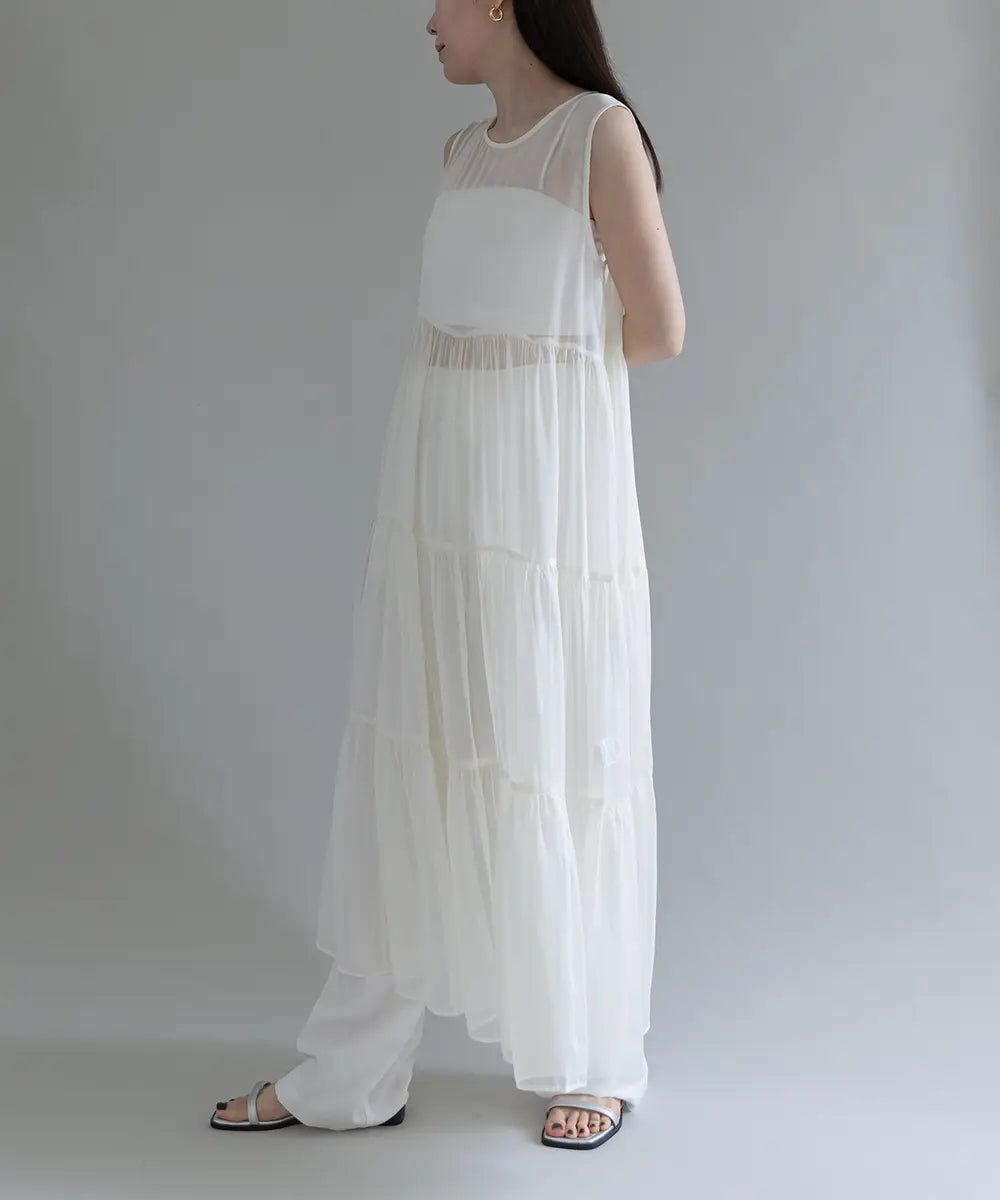 シアーレイヤードデザインワンピース(Sheer Layered Design シアーレイヤードデザインワンピース(Sheer Layered Design
