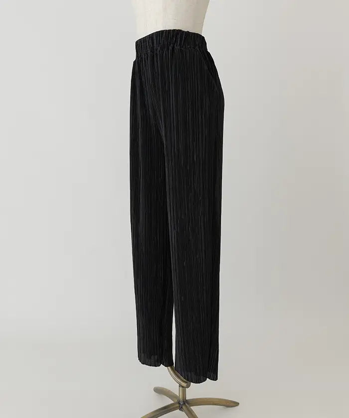 Narrow Pleats Pants