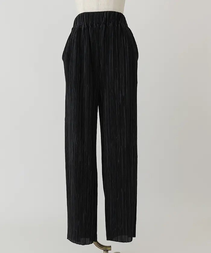 Narrow Pleats Pants