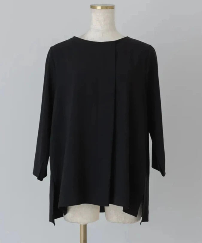 Asymmetry Chiffon Tops