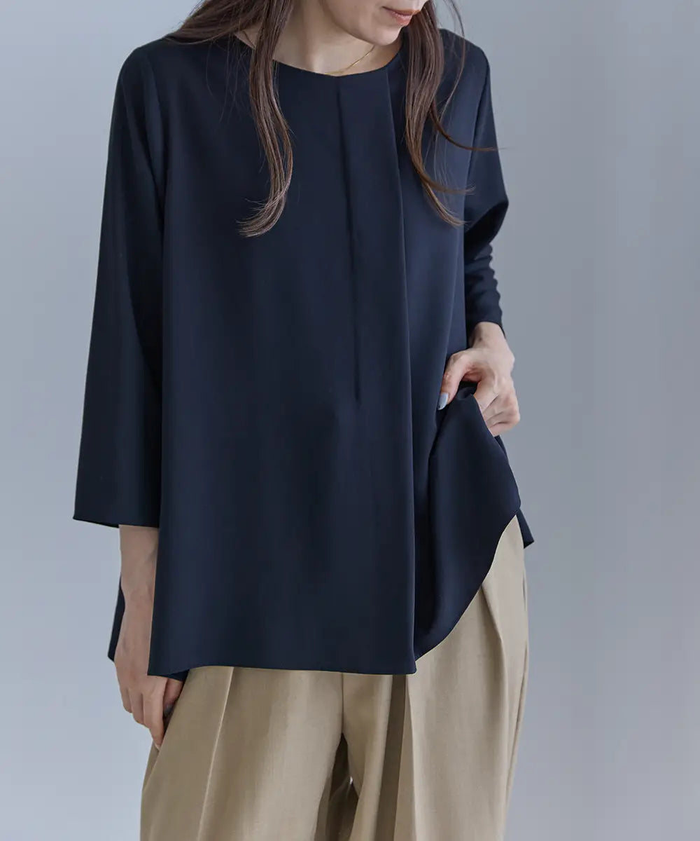 Asymmetry Chiffon Tops