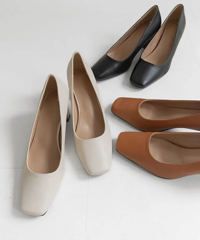 Square Toe Basic Pumps