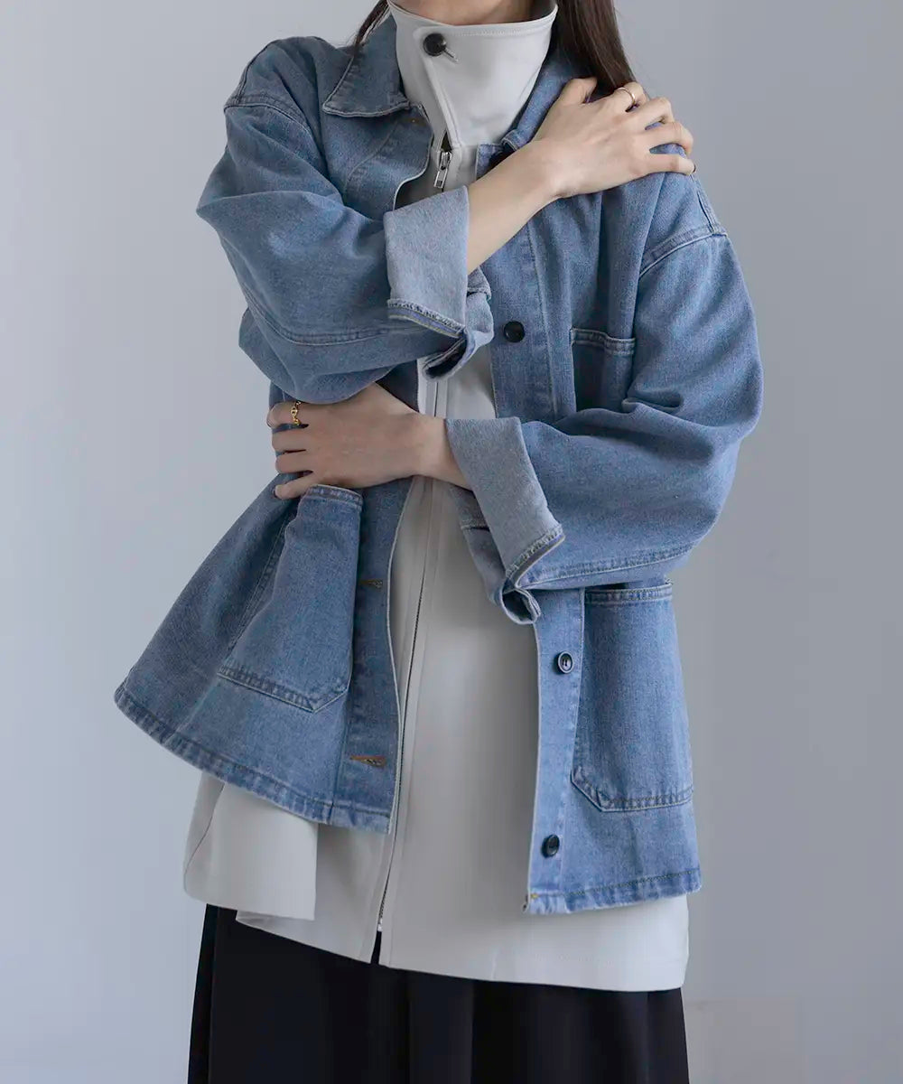 Denim Coverall Jacket
