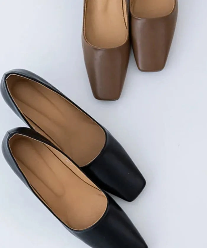 Width Square Toe Pumps