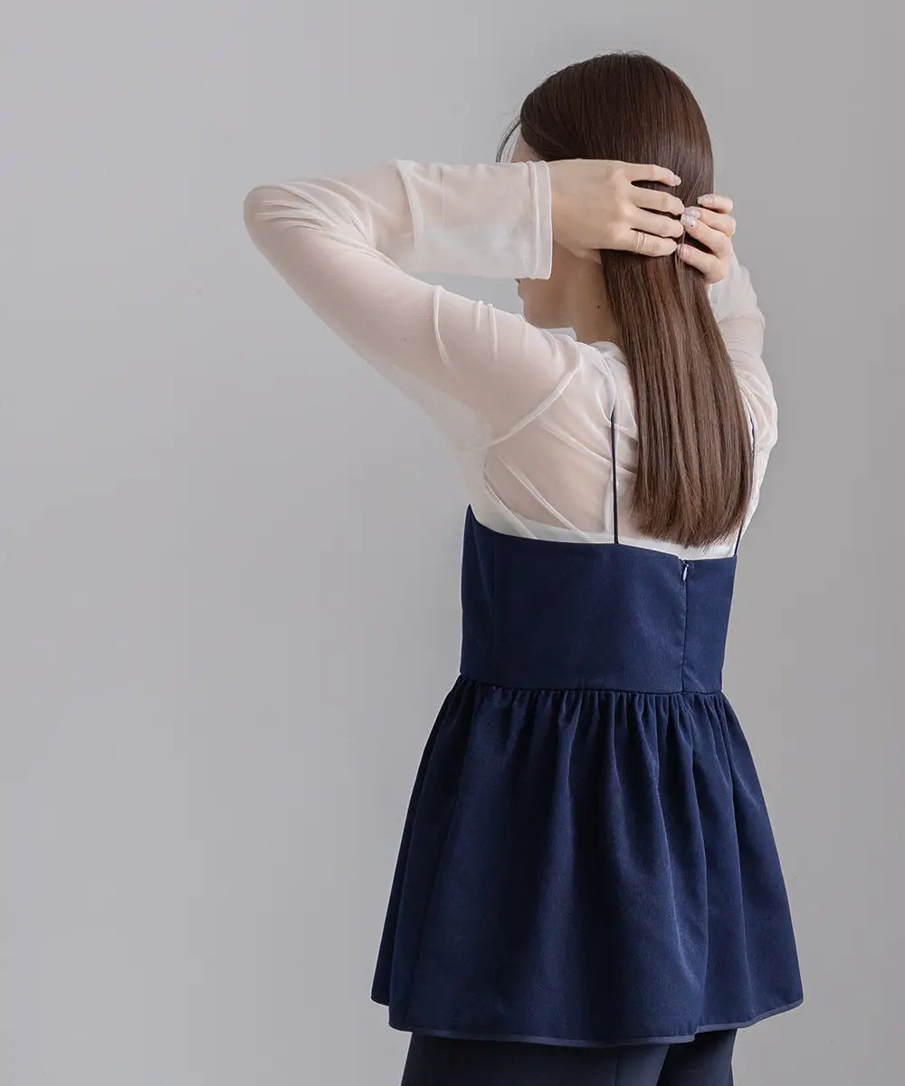 Nuance 2way Sheer Tops