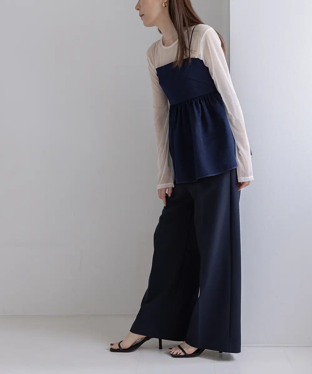 Nuance 2way Sheer Tops