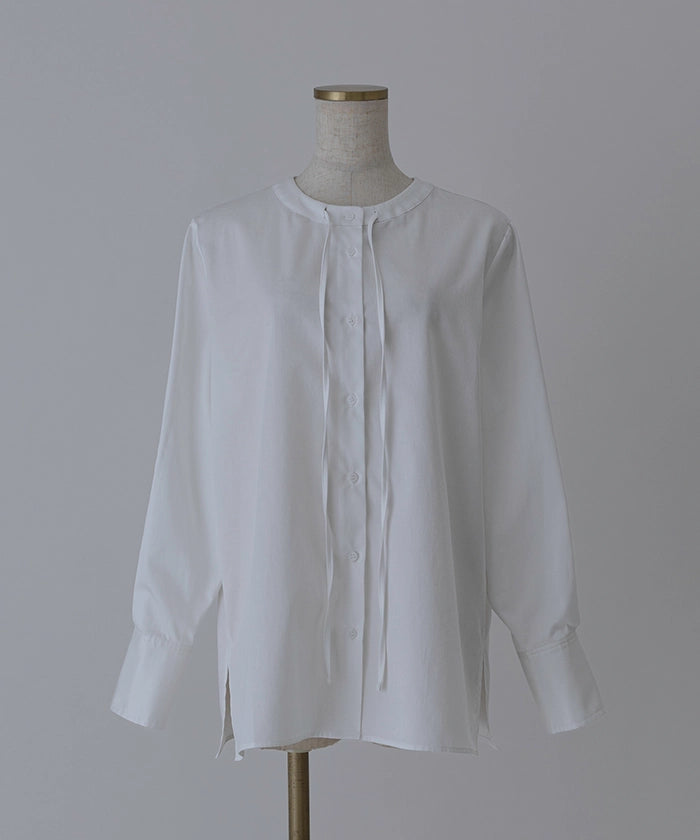 String Design Cotton Blouse