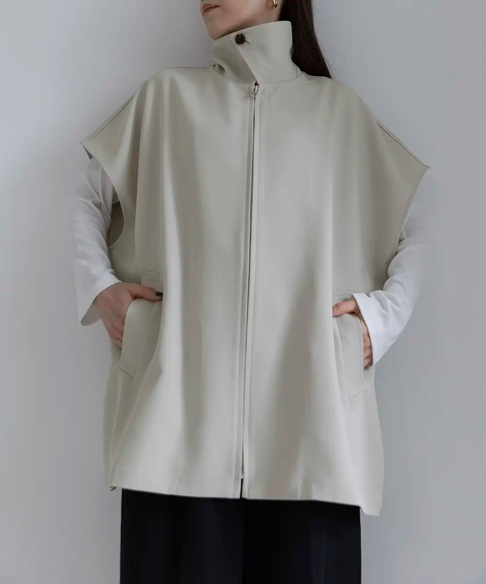 2way Collar Cape Vest