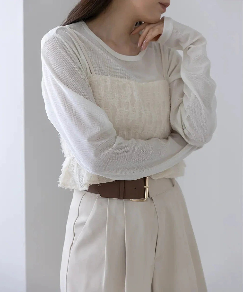 Frill Tulle Bustier