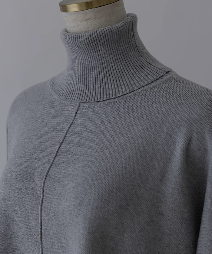 Turtleneck Poncho Knit