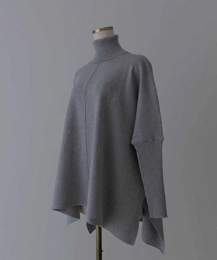 Turtleneck Poncho Knit