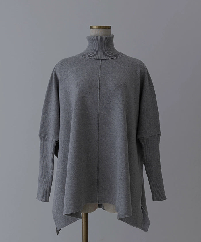 Turtleneck Poncho Knit