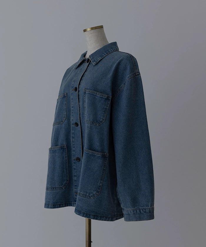 Denim Coverall Jacket