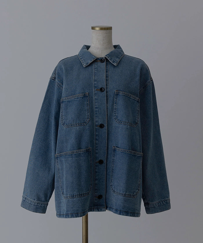 Denim Coverall Jacket