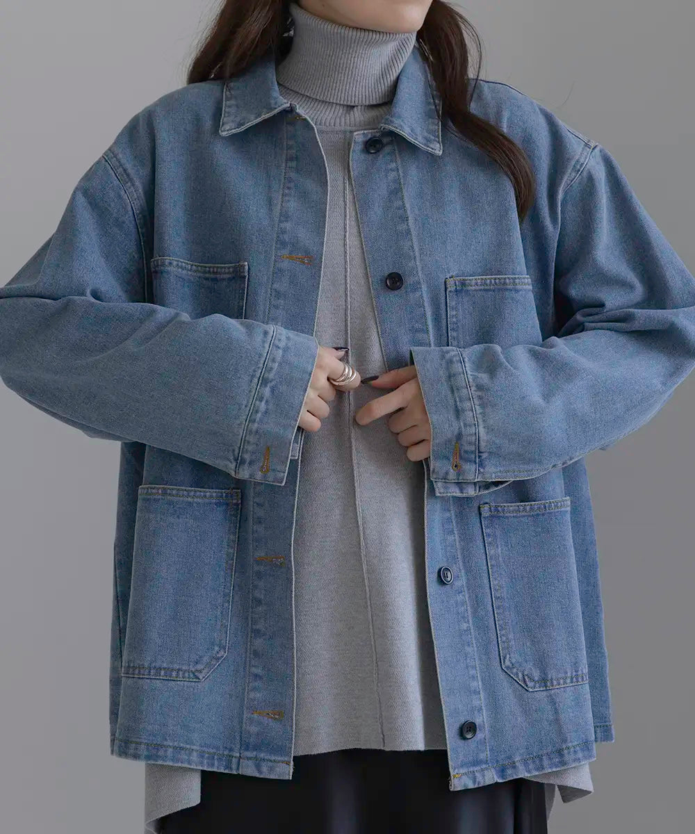 Denim Coverall Jacket