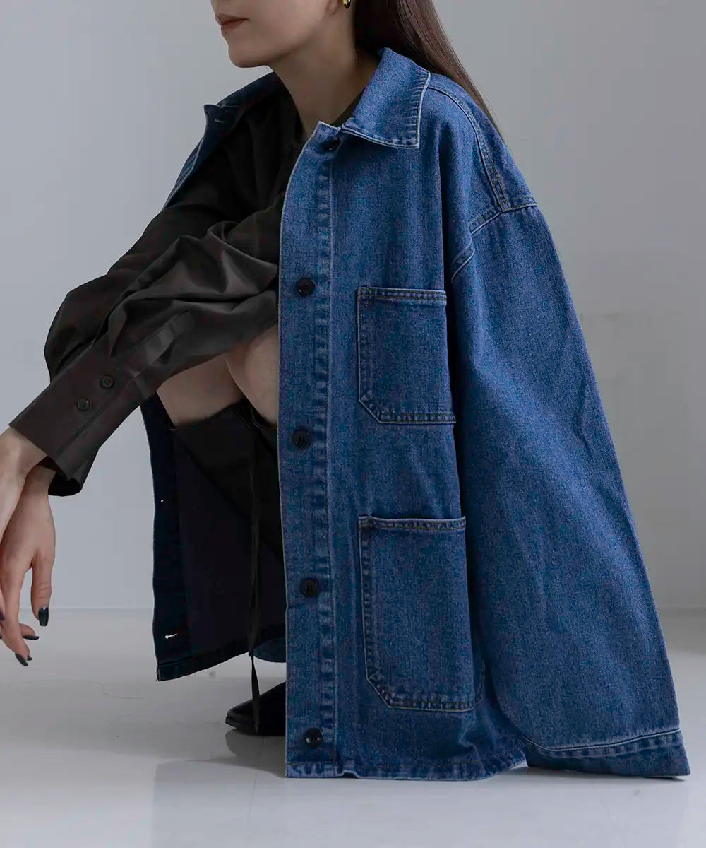 Denim Coverall Jacket