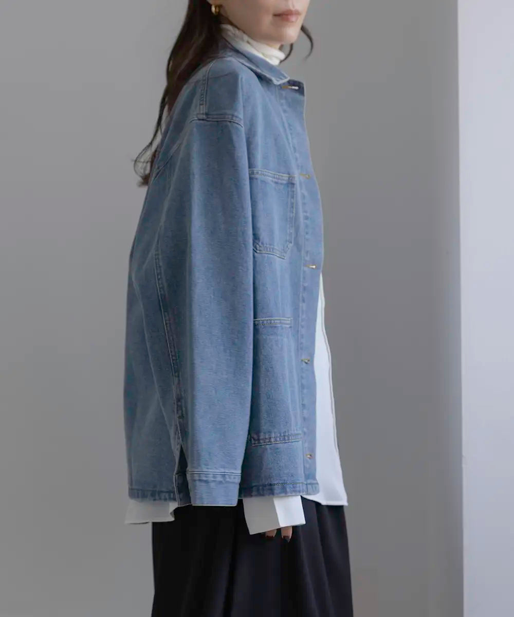 Denim Coverall Jacket