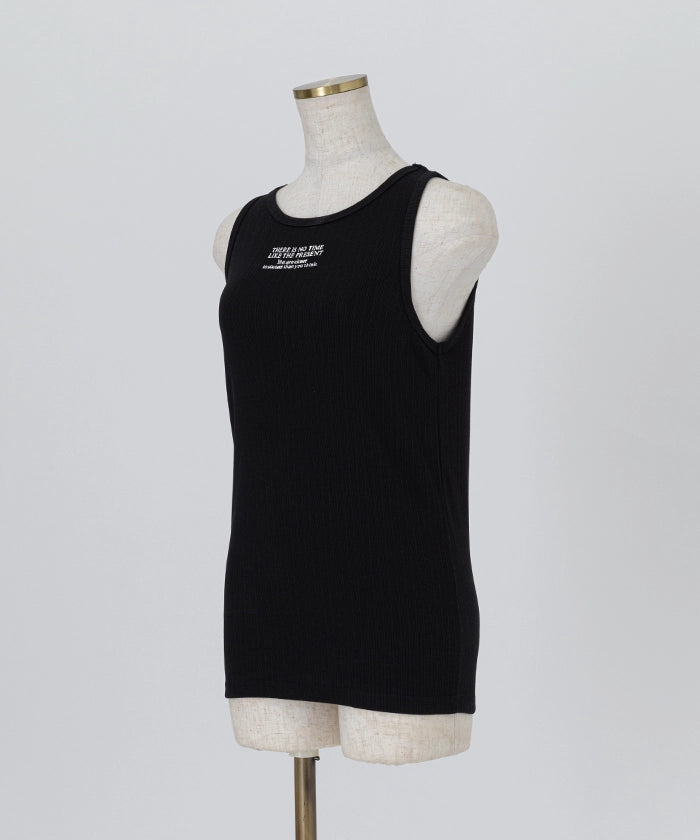 Logo Embroidered Tanktop