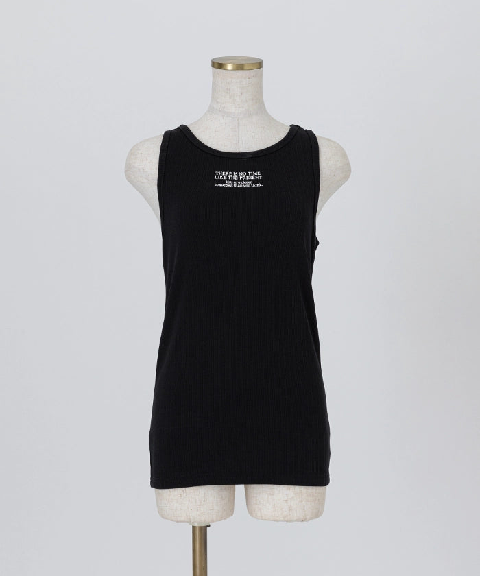Logo Embroidered Tanktop